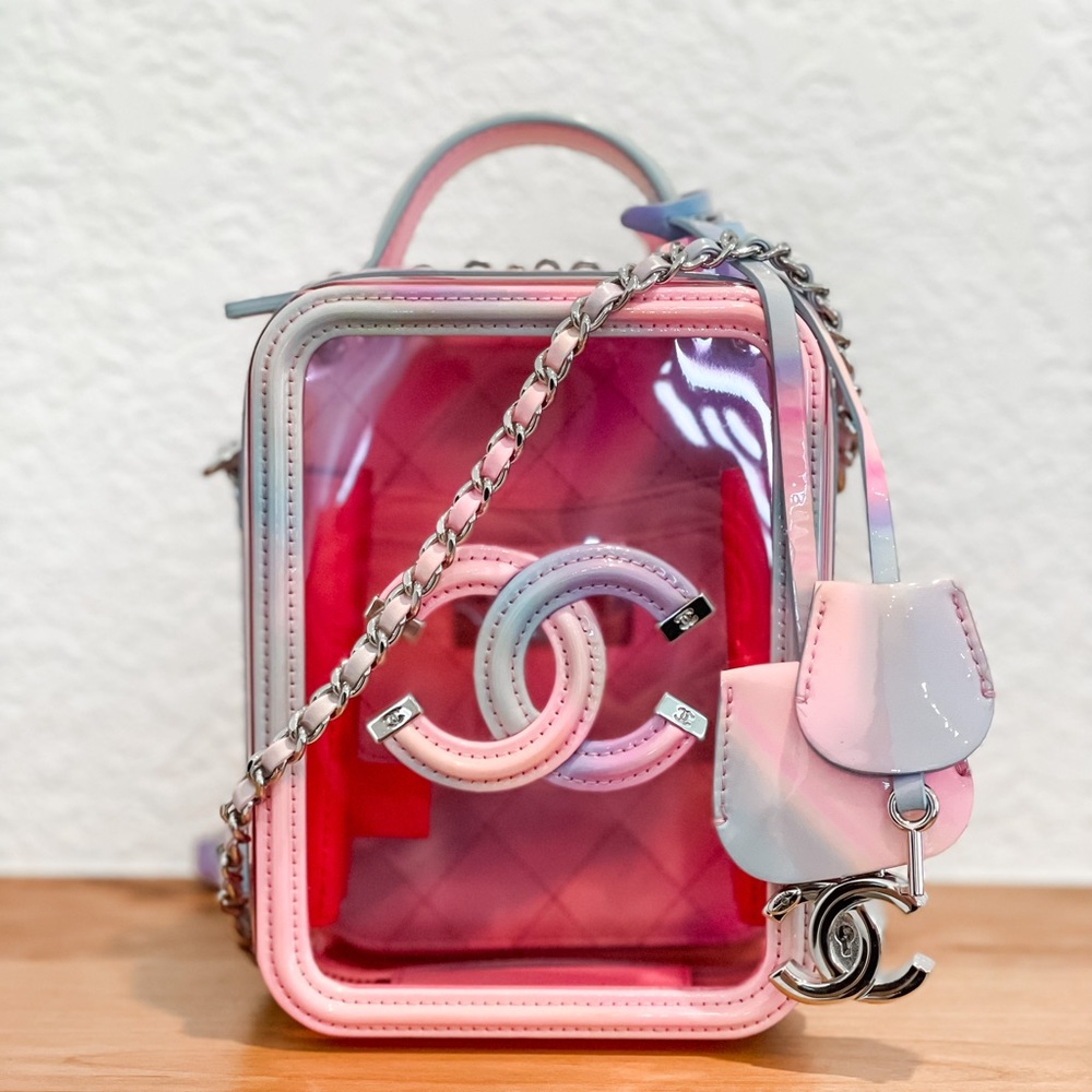 Chanel Filigree PVC Vanity Bag